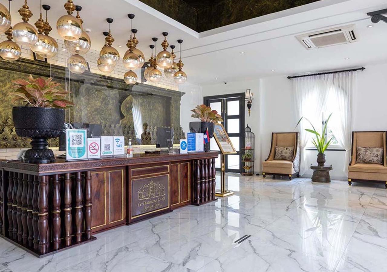 Le Thatluang D'Or Boutique Hotel Vientiane Bagian luar foto