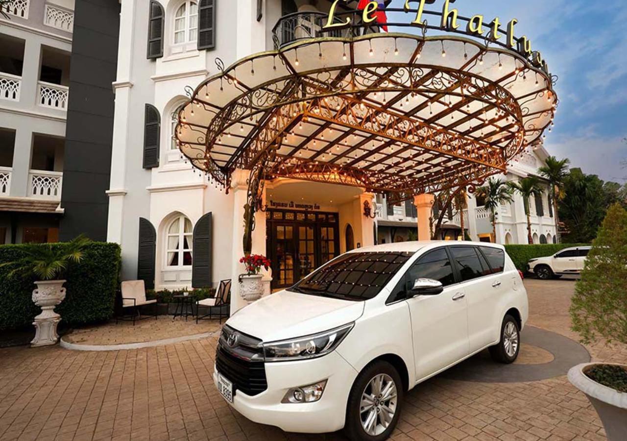 Le Thatluang D'Or Boutique Hotel Vientiane Bagian luar foto