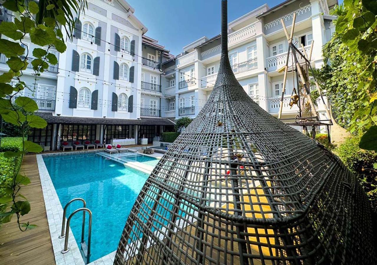 Le Thatluang D'Or Boutique Hotel Vientiane Bagian luar foto